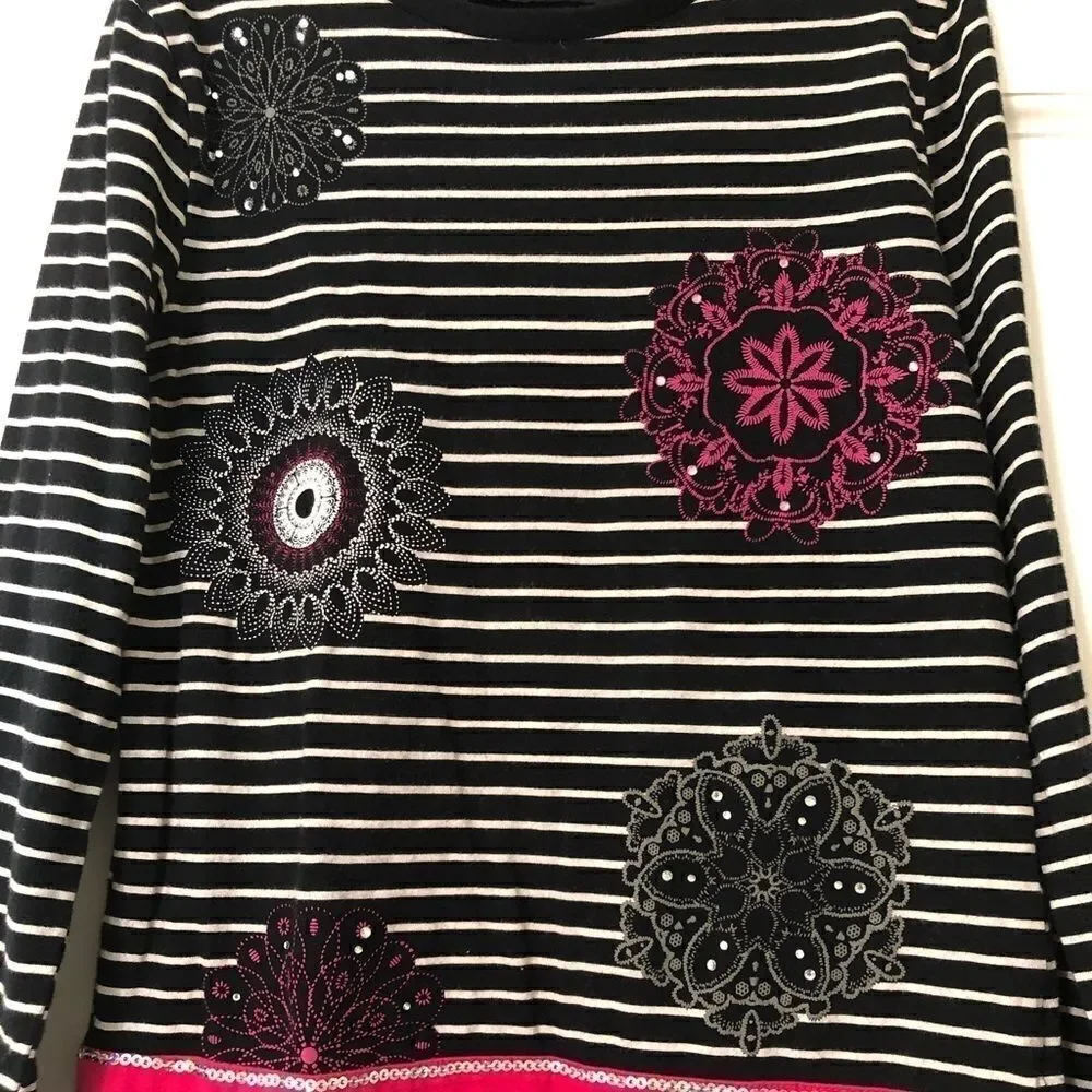 Desigual Girl’s Mandalas Sailor Top‎